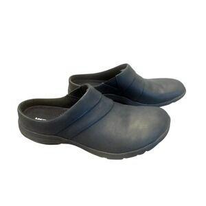 Merrell Dassie Stitch Slide Clogs Black Women's Size 10 Slip On Comfort Shoes